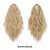Voluminous Short Blonde Curly Clip-In Hair Extensions