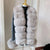 Women's Cozy Faux Fur Knitted Winter Fashion Cardigan Sweater