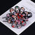 Dazzling Luster Rhinestone Flower Hair Clips for Women