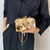 Shine and Glam Women's Geometric Style Clutch Bag