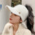 Empty Top Knitted Outdoor Sun Visor Sports Hat for Women
