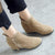 Cut-out Style Ankle High with Wedge Heel Boots