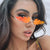 Rimless Women's Summer Must-Own Sunglasses with Fire Flame Design