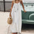 Loose-Fit Spaghetti Strap Solid-Color Summer Dress for Women