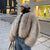 Iconic Street Fashion Luxe Cropped Faux Fur Winter Coat Jacket