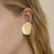 Women's Minimalist Flat Round Everyday Earrings