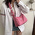 Women's Athleisure Shoulder Bag with Adjustable Strap & Mini Coin Pouch