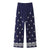 Embroidered Lightweight Summer Trousers for Women