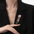 Women's Intricate Flower Design Safety Pin Brooches