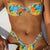 Tropical Floral Print Micro Bikini Swimwear