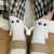 Cute Magnetic Attraction Holding Hands Couple Socks