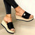 Summer Chic Women's Thick-Soled Slip-on Wedge Sandals