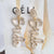 Exquisite 'bride' Letter Detail Women's Bridal Earrings