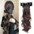 Elegant Style Long Wavy Claw Hair Wig with Bowknot Design