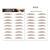 6D Waterproof Long Lasting Natural Hair-Like Eyebrow Tattoos Sticker