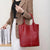 Large Capacity Genuine Leather Tote Bags for Women’s Work and Travel