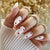 Reusable Press-on Nails with Classic White French Tip Design