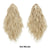 Voluminous Short Blonde Curly Clip-In Hair Extensions