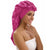 Long Hair Friendly Satin Sleep Caps for Women with Stylish Ribbon Tie