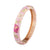 Beautiful Enameled Floral Bangle Bracelets for Women’s Fashion
