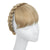 Natural and Realistic Braided Headband with Straight Bangs