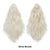 Voluminous Short Blonde Curly Clip-In Hair Extensions