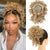 Messy Curly Hair Bun Extensions for Volume and Style