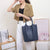 Large Capacity Genuine Leather Tote Bags for Women’s Work and Travel