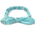 Women's Paisley Pattern Cross Knot Elastic Headbands