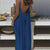 Loose-Fit Spaghetti Strap Solid-Color Summer Dress for Women