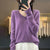 Winter Fashion V-Neck Long Sleeve Wool Sweater for Women