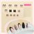 Y2K Edgy Punk Gothic Design Black Press-on Fake Nails
