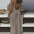 Loose-Fit Spaghetti Strap Solid-Color Summer Dress for Women