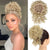 Messy Curly Hair Bun Extensions for Volume and Style