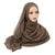 Women's Solid Color Hijab Shawls Perfect for Formal and Casual Wear