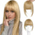 Perfectly Light and Breathable Clip-In French Bangs