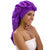 Long Hair Friendly Satin Sleep Caps for Women with Stylish Ribbon Tie