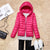 Ultra Lightweight Packable Hooded Puffer Jacket for Women