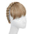 Natural and Realistic Braided Headband with Straight Bangs