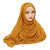 Women's Solid Color Hijab Shawls Perfect for Formal and Casual Wear