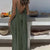 Loose-Fit Spaghetti Strap Solid-Color Summer Dress for Women