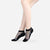 Women's Black Lace Ankle Socks with Sheer Floral Pattern