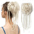 Easy and Instant Elastic Messy Layered Hair Bun Extensions