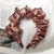 Solid Color Silk Padded Pleated Hairband for Women