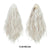 Voluminous Short Blonde Curly Clip-In Hair Extensions