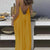 Loose-Fit Spaghetti Strap Solid-Color Summer Dress for Women