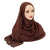 Women's Solid Color Hijab Shawls Perfect for Formal and Casual Wear