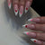 Reusable Press-on Nails with Classic White French Tip Design