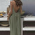 Loose-Fit Spaghetti Strap Solid-Color Summer Dress for Women