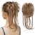 Easy and Instant Elastic Messy Layered Hair Bun Extensions